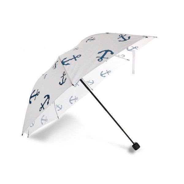 Sonia Originelli Taschenschirm "Mini Anker" premium Regenschutz maritim im Angebot