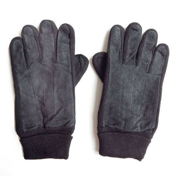Sonia Originelli Lederhandschuhe mit Strickstulpe und Dehnung unisex gefüttert Fabrik Onlineshop