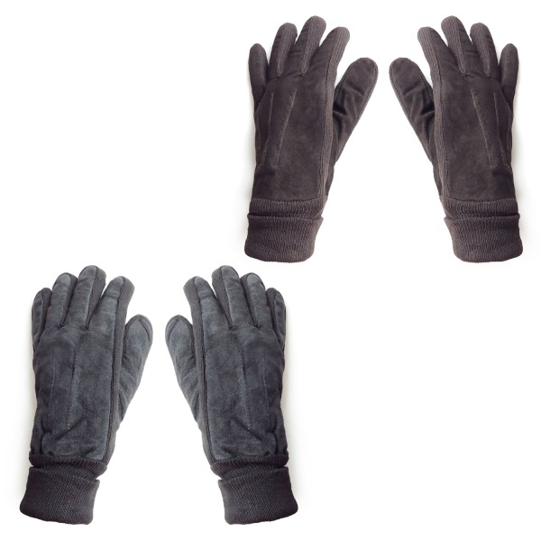 Sonia Originelli Lederhandschuhe mit Strickstulpe und Dehnung unisex gefüttert Fabrik Onlineshop