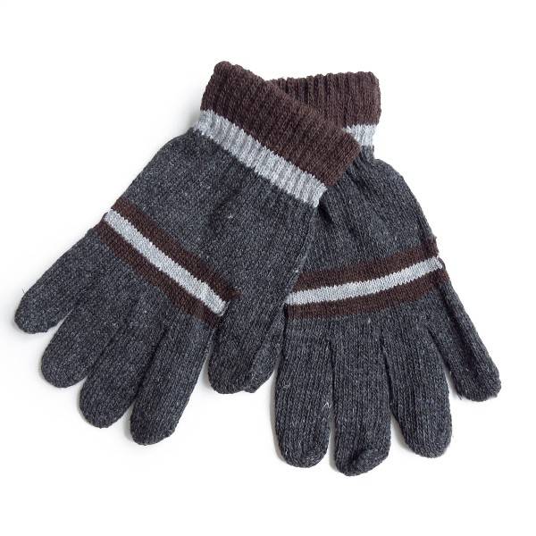 Sonia Originelli Sortiment 12 Paar Strickhandschuhe Herren Finger Winter Streifen Unisex Günstig kaufen