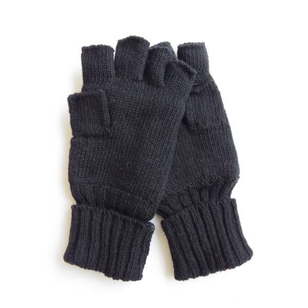 Sonia Originelli Strickhandschuh Halbfinger Wolle Fleece Winter Unisex Online Shopping