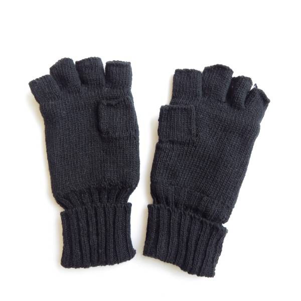 Sonia Originelli Strickhandschuh Halbfinger Wolle Fleece Winter Unisex Online Shopping