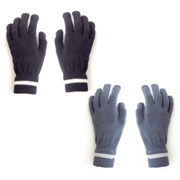 Sonia Originelli Strickhandschuhe Finger Streifen Uni Winter Unisex Preisnachlass