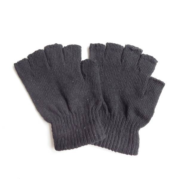 Sonia Originelli Strickhandschuhe Fingerhandschuhe Strick Halbfinger Einfarbig Winter Cyber Monday