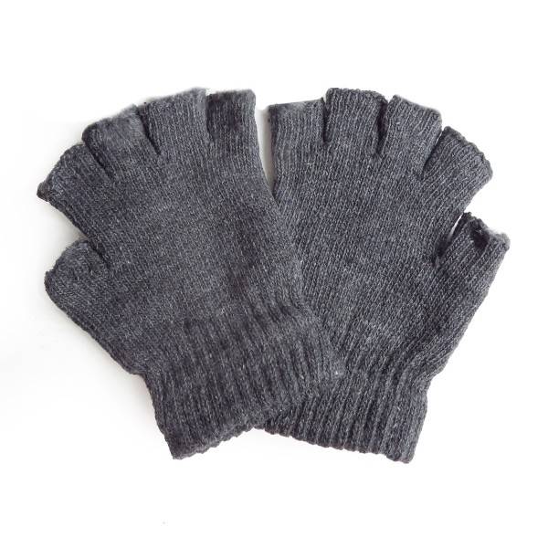 Sonia Originelli Strickhandschuhe Fingerhandschuhe Strick Halbfinger Einfarbig Winter Weihnachtsangebot