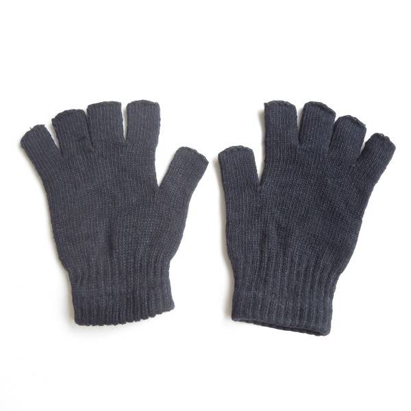 Sonia Originelli Strickhandschuhe Fingerhandschuhe Strick Halbfinger Einfarbig Winter Osterangebot