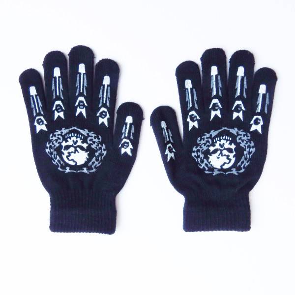 Sonia Originelli Strickhandschuhe Halloween Druck Totenkopf Kostüm Unisex Vatertagsangebot