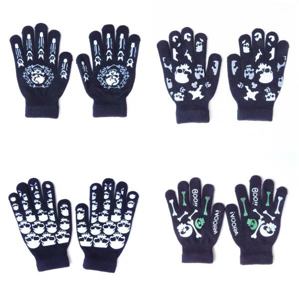 Sonia Originelli Strickhandschuhe Halloween Druck Totenkopf Kostüm Unisex Vatertagsangebot