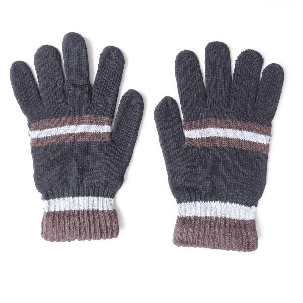 Sonia Originelli Strickhandschuhe Herren Finger Winter Streifen Unisex Valentinstagsangebot