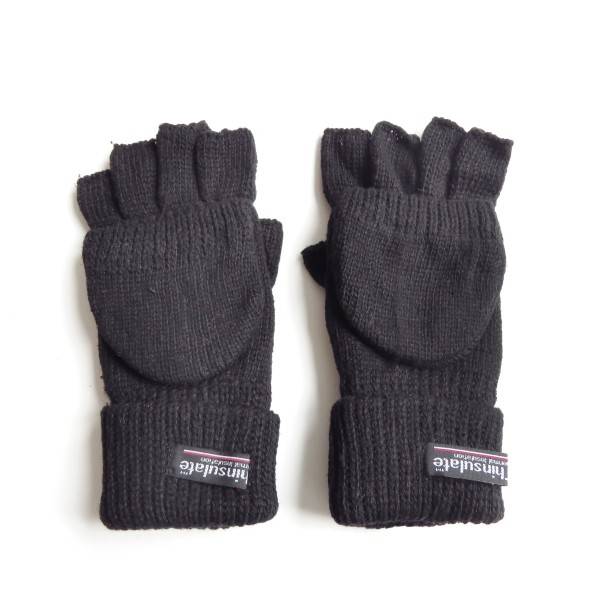 Sonia Originelli Strickhandschuhe Kappe Halbfinger Fäustel Wolle Fleece Jubiläumsangebot