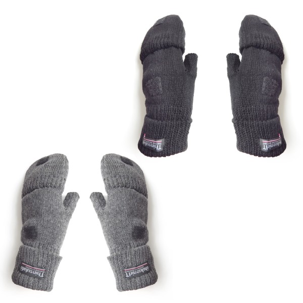 Sonia Originelli Strickhandschuhe Kappe Halbfinger Fäustel Wolle Fleece Jubiläumsangebot