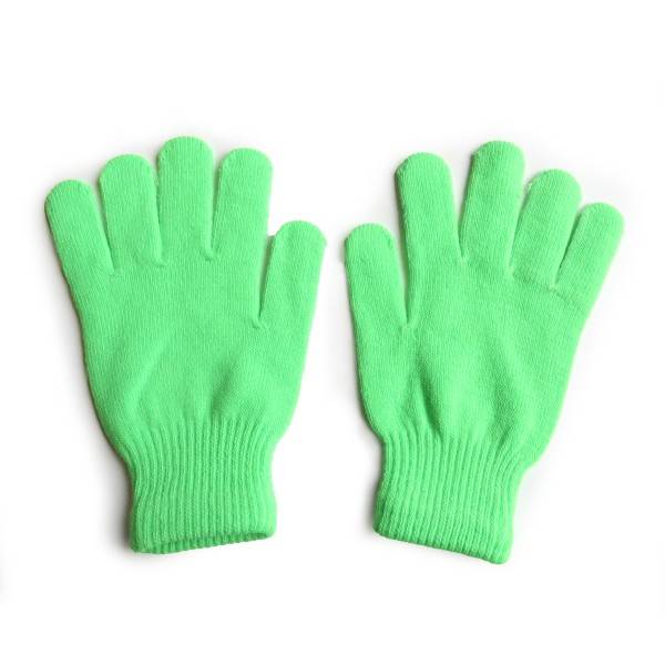 Sonia Originelli Strickhandschuhe Neon bunt knallig ungefüttert dehnbar unisex Lagerräumung