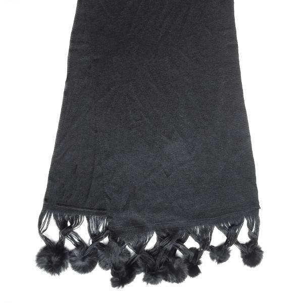 Sonia Originelli Schal Angora Viskose Bommel Winter Soft Tägliche Deals