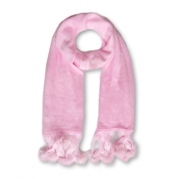 Sonia Originelli Schal Angora Viskose Bommel Winter Soft Tägliche Deals