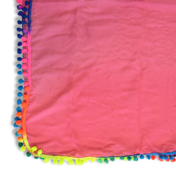 Sonia Originelli Schal Langschal "Bommel" Neon Bunt Sommer Begrenzte Freigabe