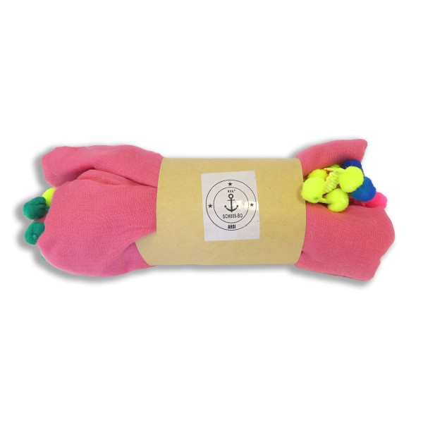Sonia Originelli Schal Langschal "Bommel" Neon Bunt Sommer Begrenzte Freigabe