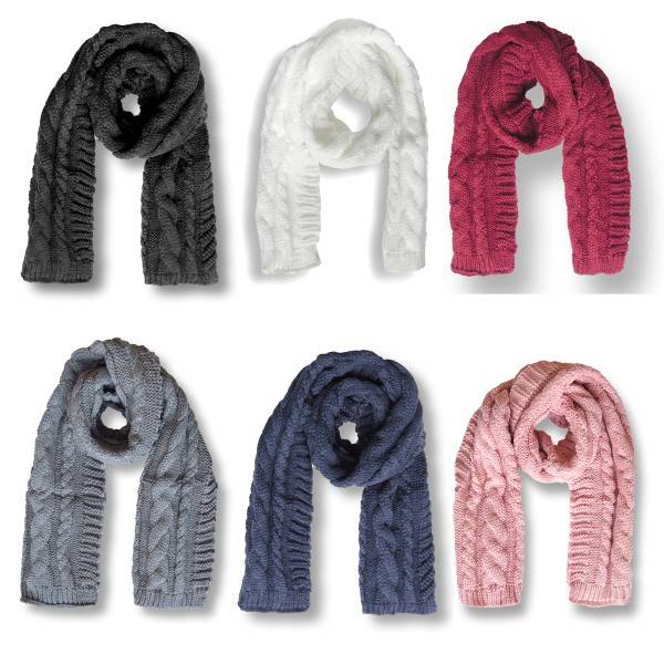 Sonia Originelli Winter Schal Langschal Zopfmuster Discount Store für neue Produkte