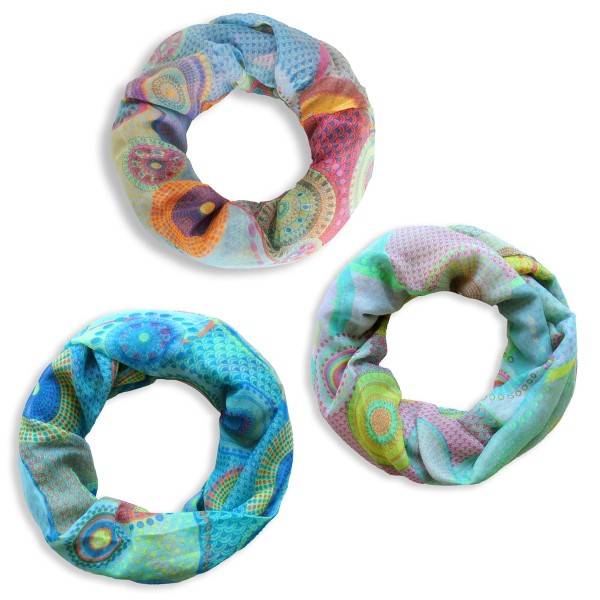 Sonia Originelli Schal Loop "Love" Glitzer Rundschal Sommer Im Verkauf