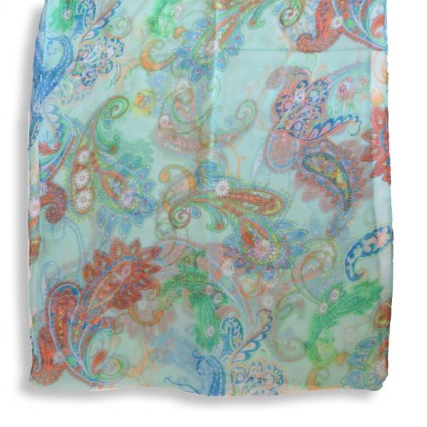 Sonia Originelli Schal Loop "Paisley" Glitzer Rundschal Sommer 50% Rabatt für begrenzte Zeit