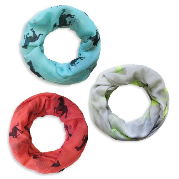 Sonia Originelli Schal Loop "Pferde" Rundschal Sommer Rabatte dieses Monats