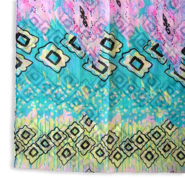 Sonia Originelli Schal Loop "Raute" neon Rundschal Sommer Online