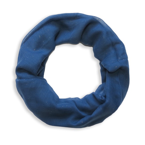 Sonia Originelli Schal Loop "Uni" Glitzer Rundschal Sommer Verkauf