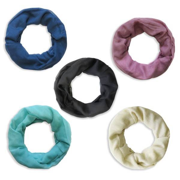 Sonia Originelli Schal Loop "Uni" Glitzer Rundschal Sommer Verkauf
