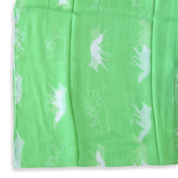 Sonia Originelli Schal Loop "Wolf" gruen Rundschal Sommer Hotsell