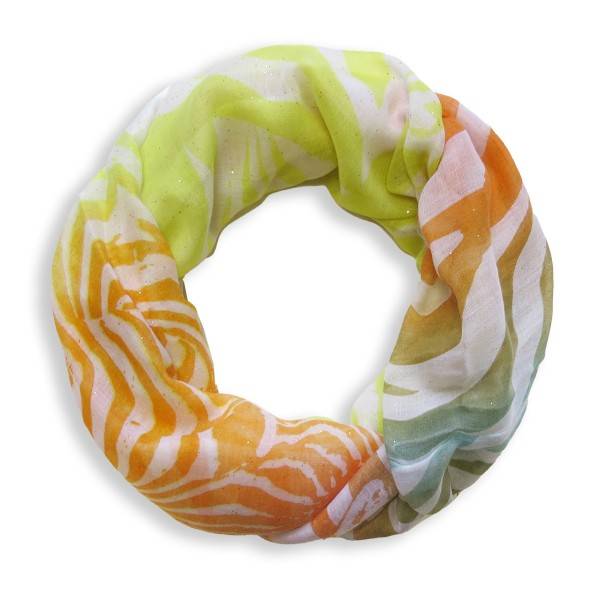 Sonia Originelli Schal Loop "Zebra" Glitzer Rundschal Sommer Günstiger Verkauf