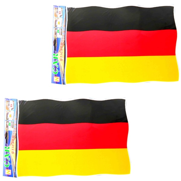 Sonia Originelli 2er SET "Auto-Sticker" Fan WM Fußball Länder Aufkleber Limitierter Zeitrabatt