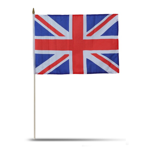 Sonia Originelli 10er Set Fahne Flagge Winkfahne "Grossbritannien" GB UK Handfahne EM WM Top Angebot