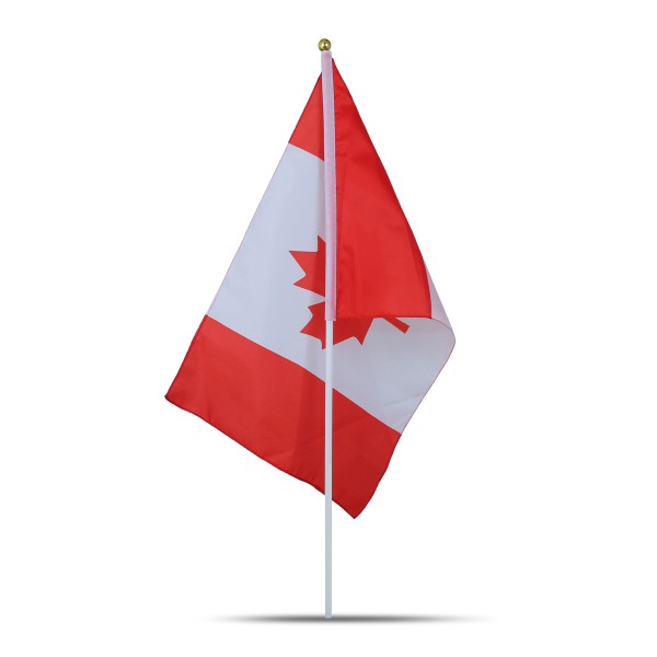 Sonia Originelli 10er Set Fahne Flagge Winkfahne "Kanada" Canada Handfahne EM WM Bestseller