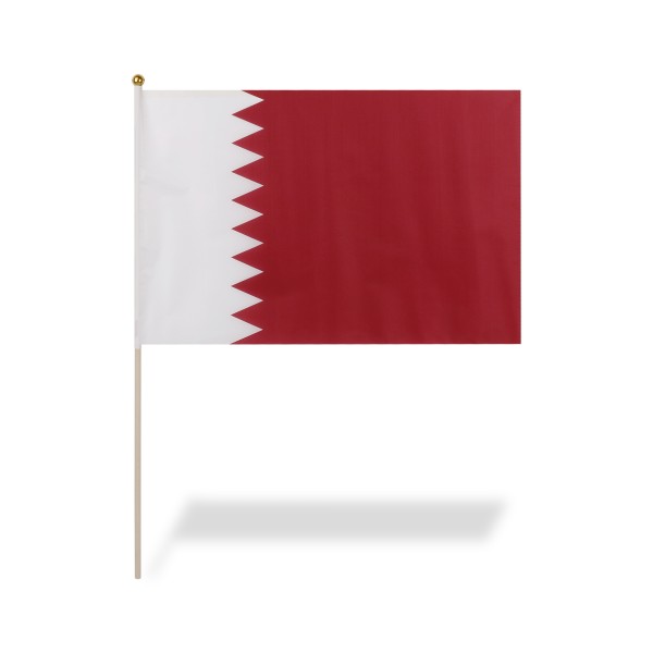 Sonia Originelli 10er Set Fahne Flagge Winkfahne "Katar" Qatar Handfahne EM WM Saisonale Angebote