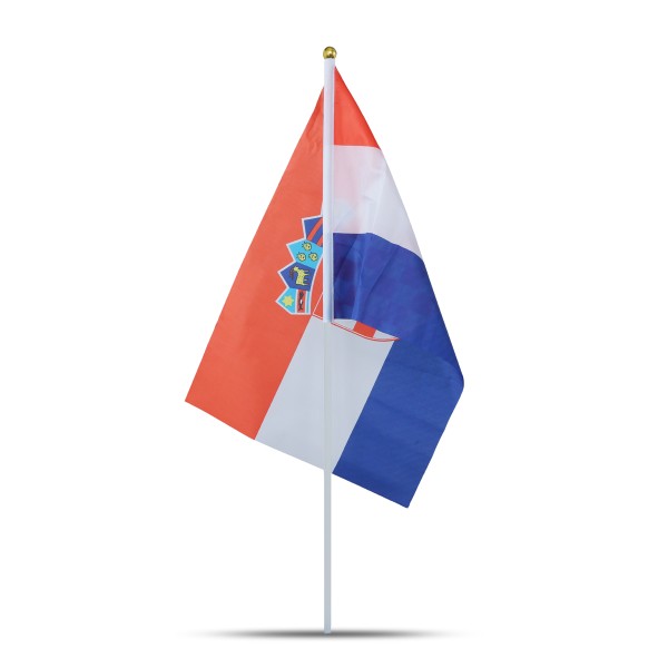 Sonia Originelli 10er Set Fahne Flagge Winkfahne "Kroatien" Croatia Handfahne EM WM Sonderangebote