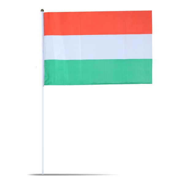 Sonia Originelli 10er Set Fahne Flagge Winkfahne "Ungarn" Hungary Handfahne EM WM Letzter Tag