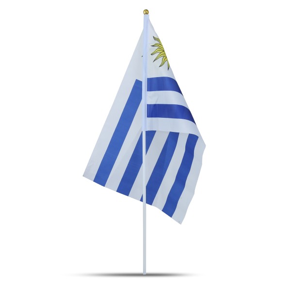 Sonia Originelli 10er Set Fahne Flagge Winkfahne "Uruguay" Handfahne EM WM Zeitbegrenzte Promotion