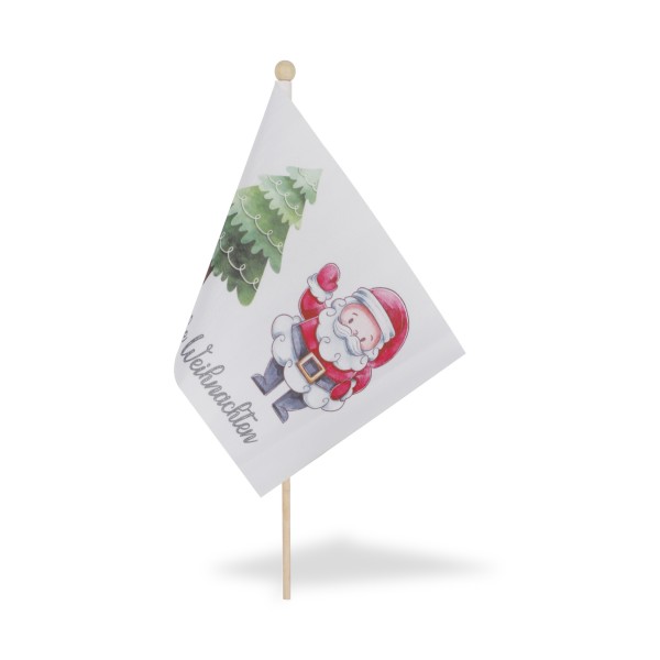 Sonia Originelli 2 er Set Tischfähnchen "Frohe Weihnachten" Christmas Weihnachtsmann Tischdeko Discount Store für neue Produkte