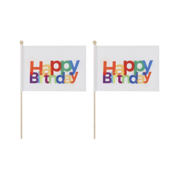 Sonia Originelli 2 er Set Tischfähnchen "Happy Birthday" Geburtstag Tischdeko Super Rabatt
