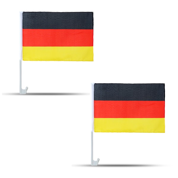 Sonia Originelli 2er SET "Auto Flagge" Fahne WM Länder Fußball Fan