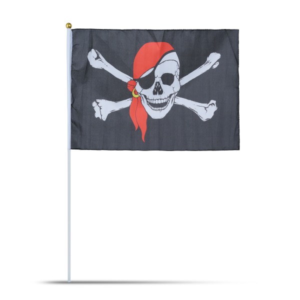 Sonia Originelli 10er Set Fahne Flagge Winkfahne "Pirat" Pirate Handfahne EM WM 50% Rabatt für begrenzte Zeit