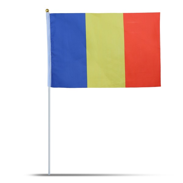 Sonia Originelli 10er Set Fahne Flagge Winkfahne "Rumänien" Romania Handfahne EM WM Auslauf
