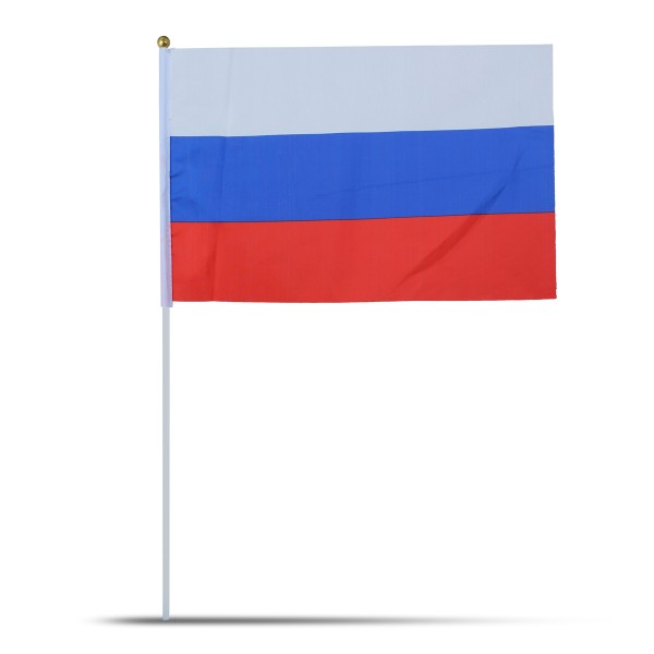 Sonia Originelli 10er Set Fahne Flagge Winkfahne "Russland" Russia Handfahne EM WM Verkauf