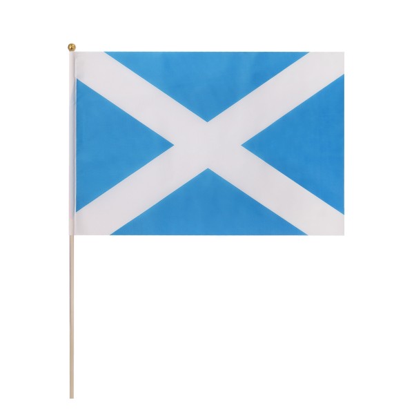 Sonia Originelli 10er Set Fahne Flagge Winkfahne "Schottland" Scotland Handfahne EM WM Schlussverkauf