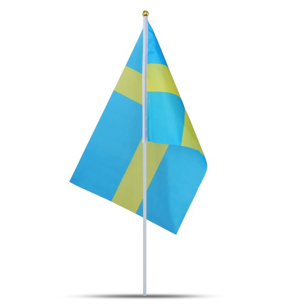 Sonia Originelli 10er Set Fahne Flagge Winkfahne "Schweden" Sweden Handfahne EM WM Günstiger Verkauf
