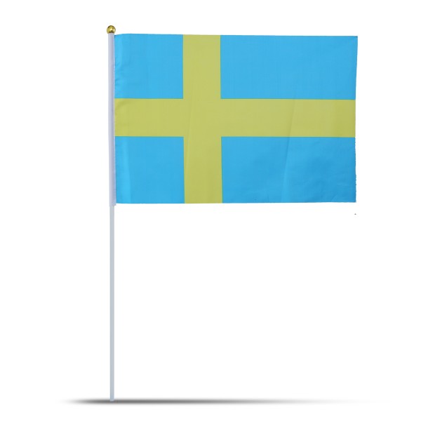 Sonia Originelli 10er Set Fahne Flagge Winkfahne "Schweden" Sweden Handfahne EM WM Günstiger Verkauf