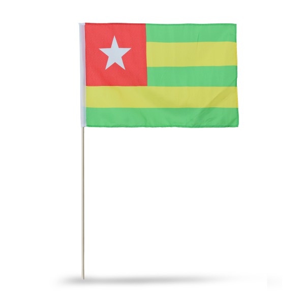 Sonia Originelli 10er Set Fahne Flagge Winkfahne "Togo" Handfahne EM WM Sonderangebot