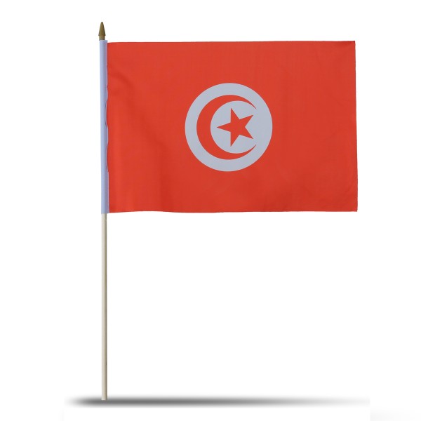 Sonia Originelli 10er Set Fahne Flagge Winkfahne "Tunesien" Tunisia Handfahne EM WM Versandkostenfrei