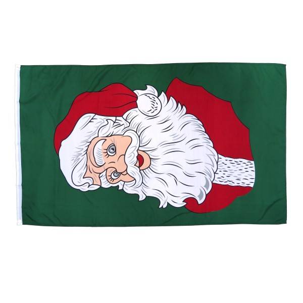 Sonia Originelli Weihnachtsmann Santa Clause Weihnachten Fahne Flagge 90 x 150 cm Fanartikel Hissfahne WM EM