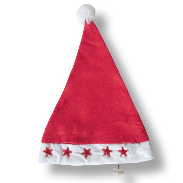 Sonia Originelli Weihnachtsmütze "Blinklicht" Sterne Heißer Verkauf