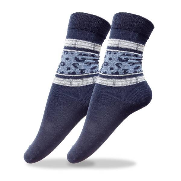 Sonia Originelli 4 Paar Socken "Leopard" unifarben mit Streifen knöchellang soft, elastischer Bund Saisonale Angebote